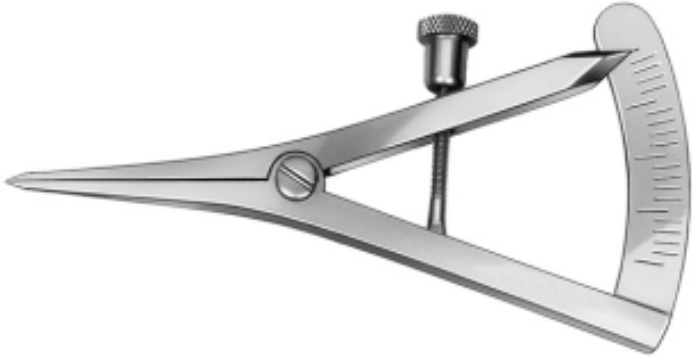 Castroviejo Caliper Straight